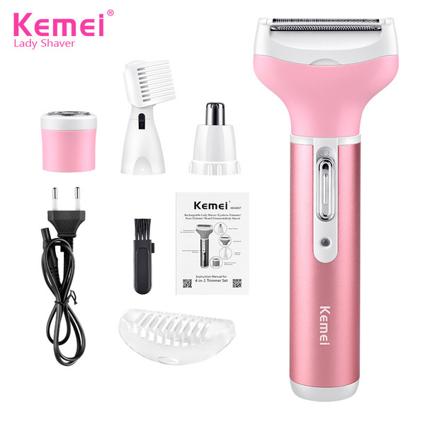 Kemei KM-6637 4 In 1 Shaver for Women