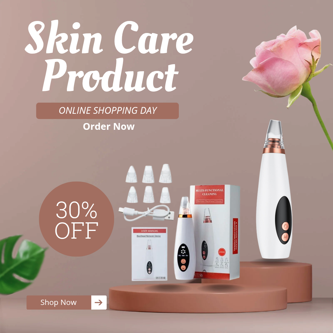 Multi-Functional Blackhead Whitehead Remover Device