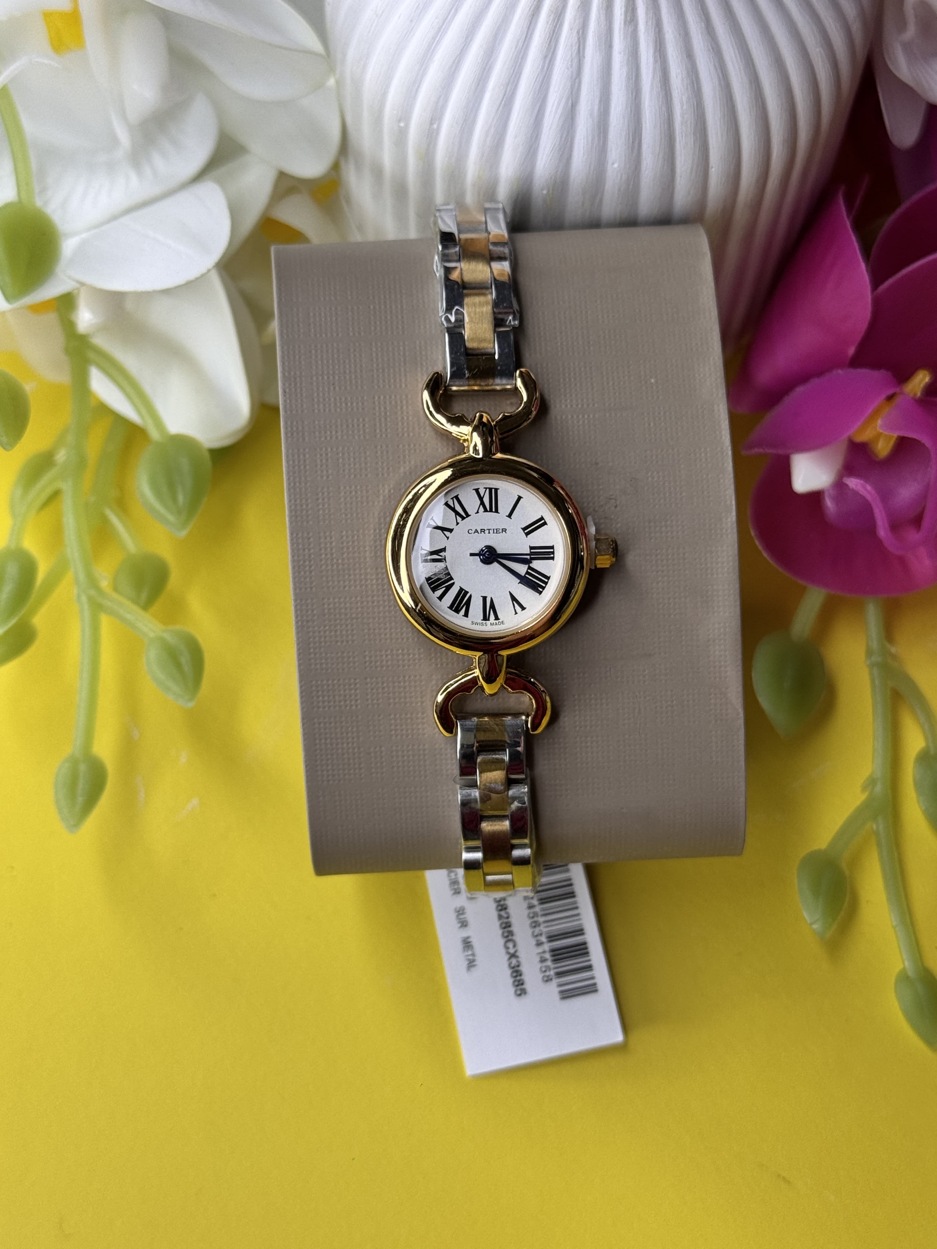 Cartier Vintage Roman Luxury Slim Ladies Watch