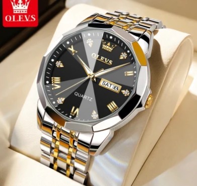 OLEVS 9931G New Exclusive Design Quartz Watch for Men( Full Golden)Code : 4042 (Copy) (Copy) (Copy)
