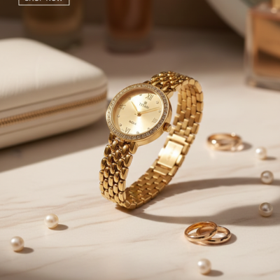 Titan Two-Tone Roman Dial WatchCode : 12889