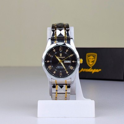 Poedagar Luxury Men's Watch (Water Resistant)Code : 12679