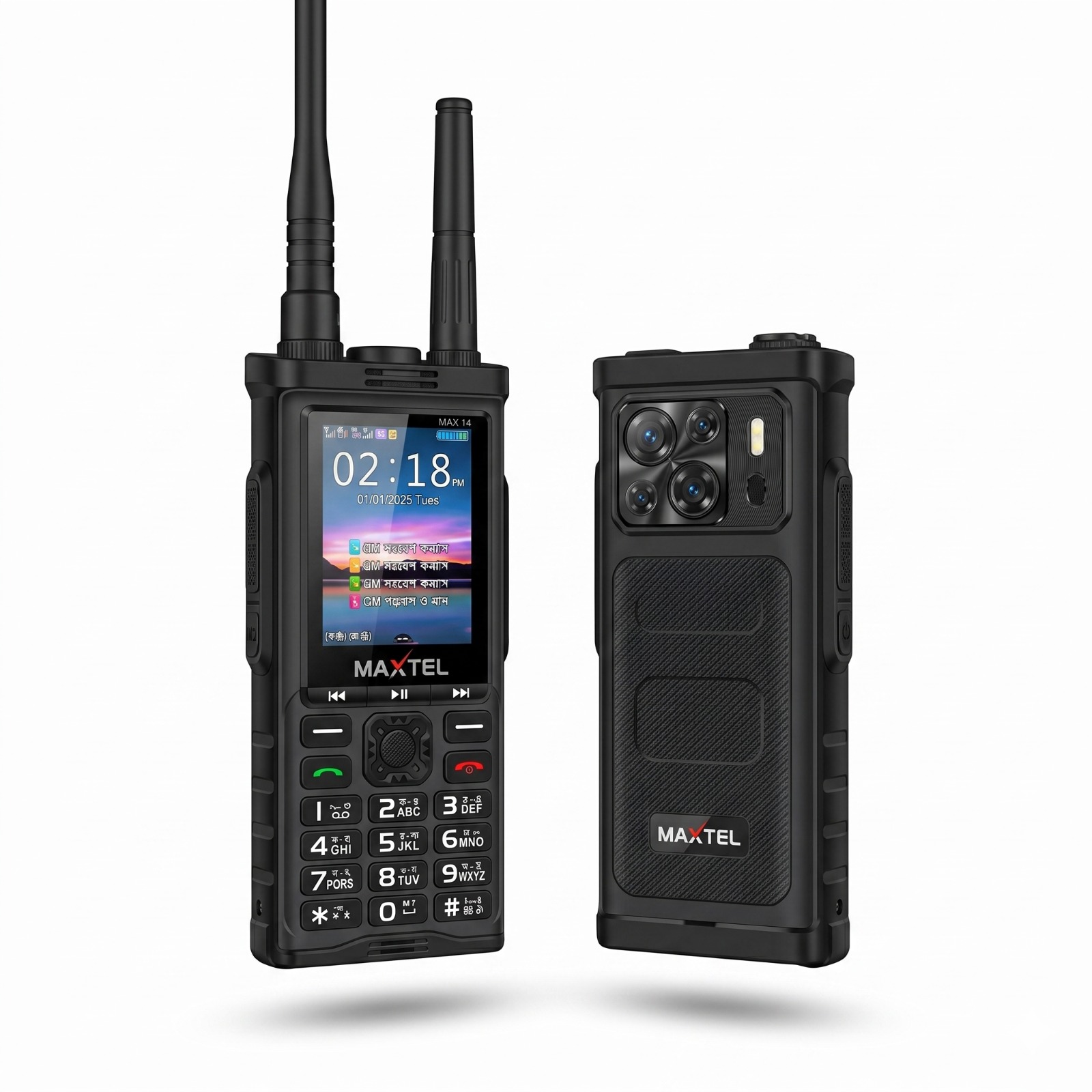 Maxtel MX14 4-SIM Mobile Code:13185Price: