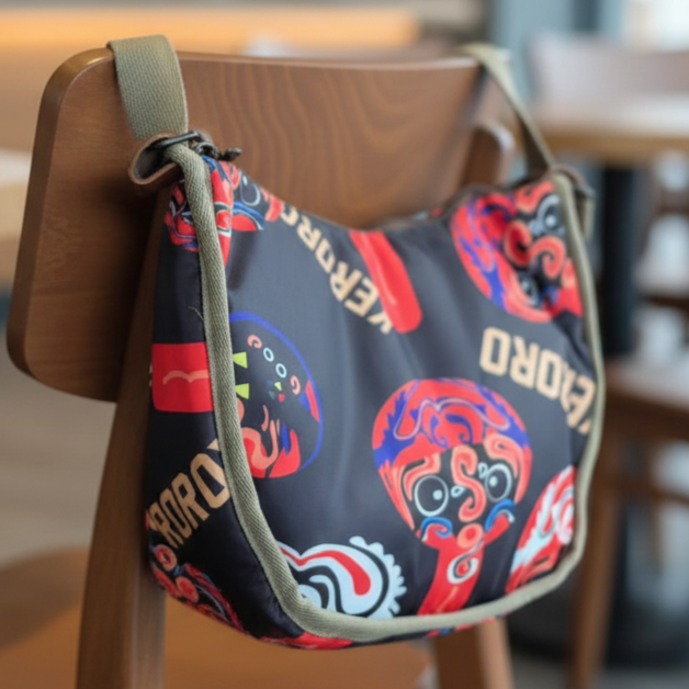 Messenger Shoulder Tide Bag ( black