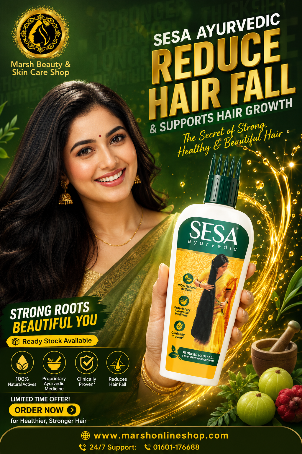👉🔰SESA Ayurvedic Reduce Hair Fall & Supports Hair Growth Oil_img_2