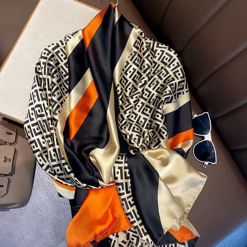 premium Luxury Satin Silk Scarf_img_10
