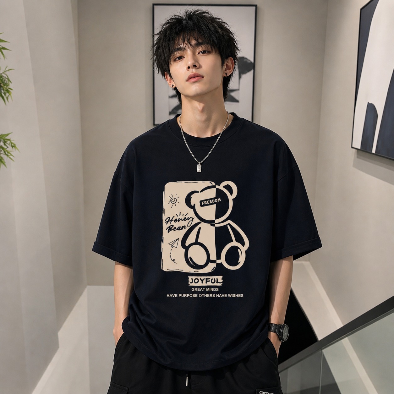Stylish Drop Shoulder T-Shirt_img_13