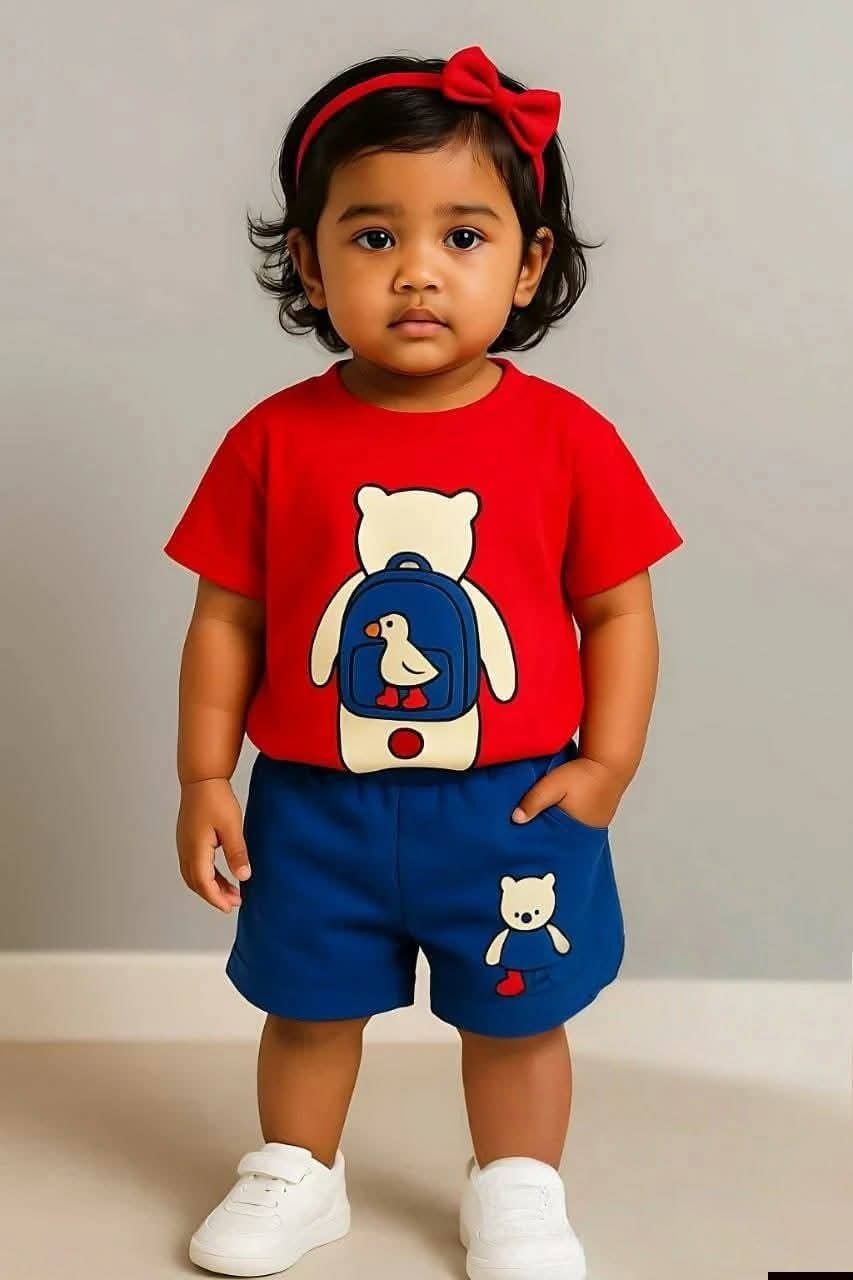 Kids Cotton TShirt and Pant Set
