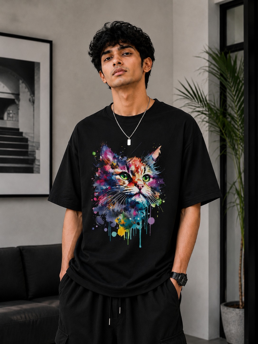 Premium Cotton Drop Shoulder Tshirt_img_7