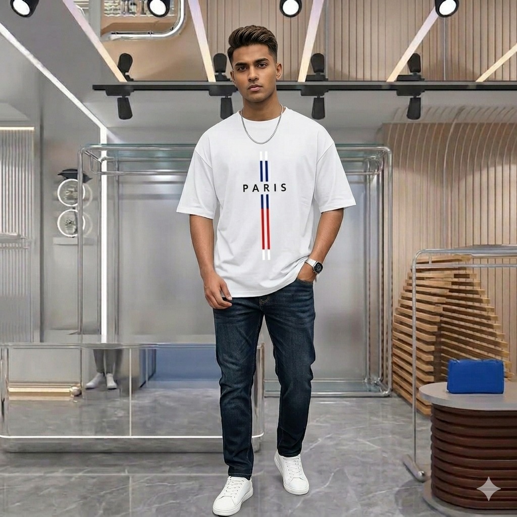 Stylish Drop Shoulder T-Shirt_img_1