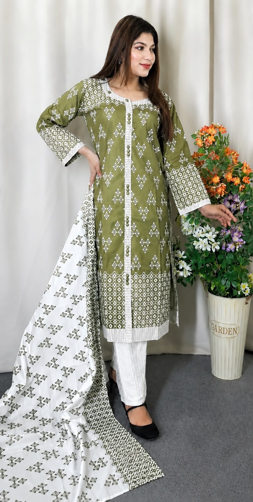 Cotton Readymade Three Piece_img_1