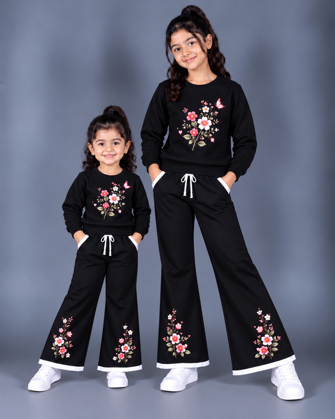 Girls Stylish Sweatshirt Set - Image 2