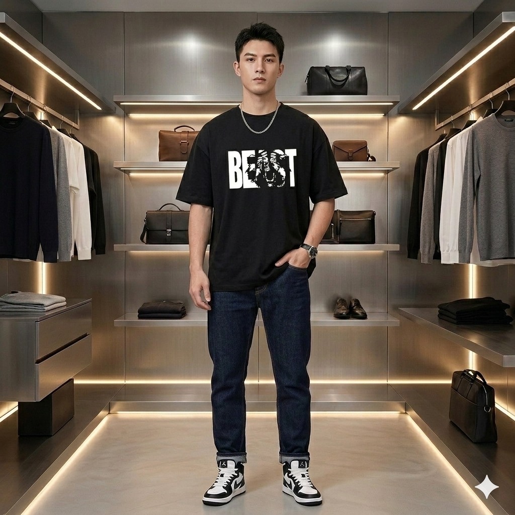 Stylish Drop Shoulder T-Shirt