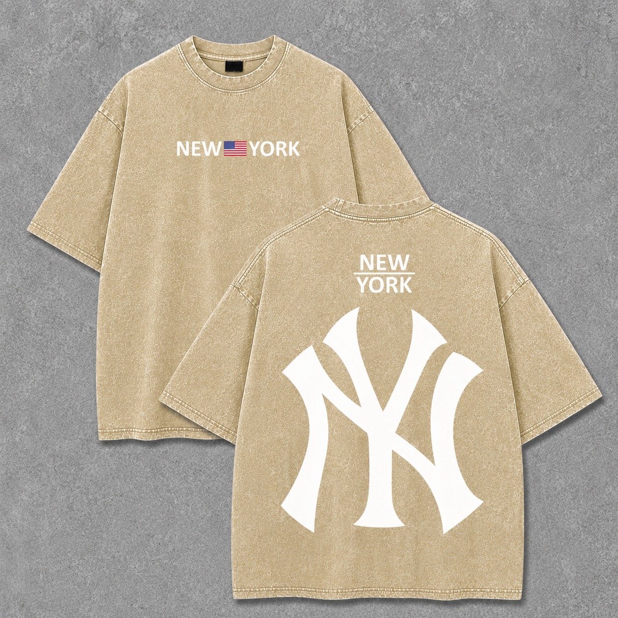 Premium Acid Wash Drop Shoulder TShirt_img_2
