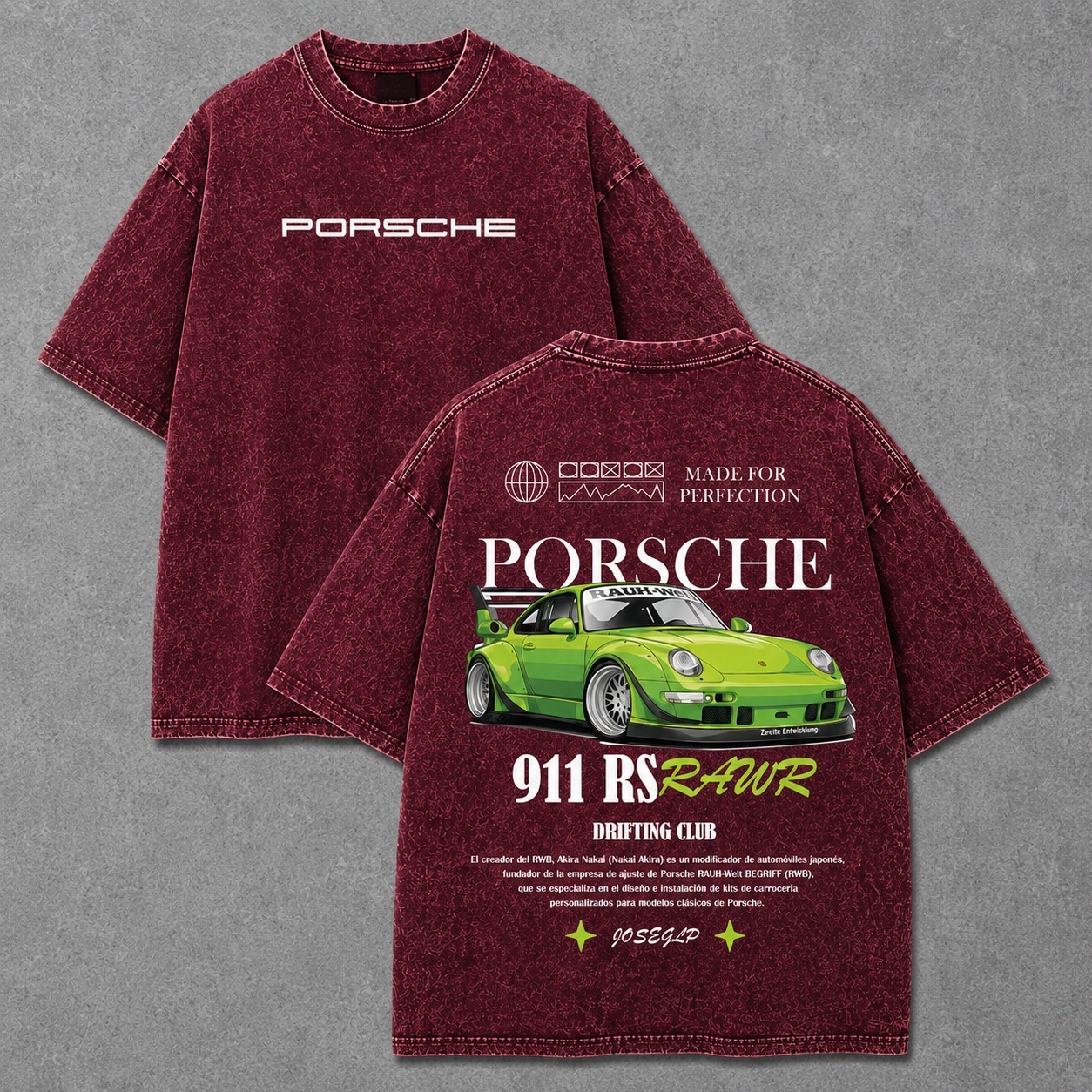 Premium Acid Wash Drop Shoulder TShirt_img_1