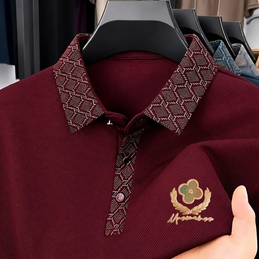 Premium Polo Shirt with China Sticker_img_10