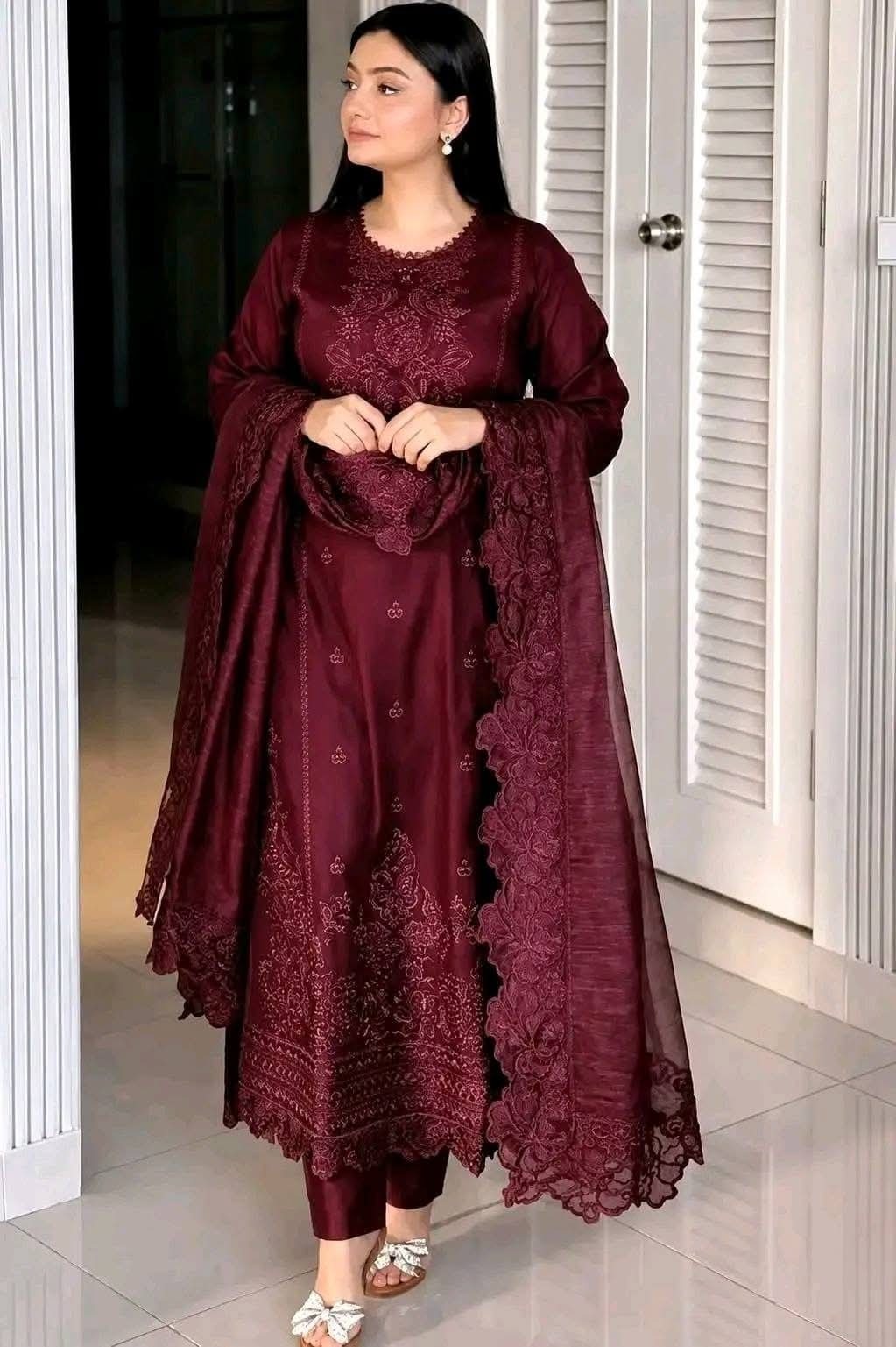 Embroidery Three Piece - Image 1