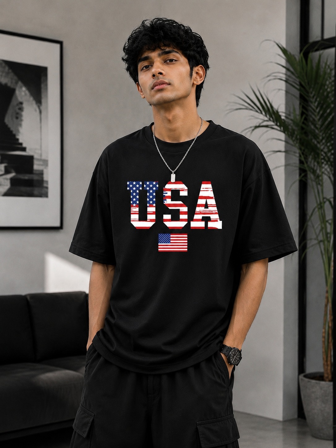 Premium Cotton Drop Shoulder Tshirt_img_7