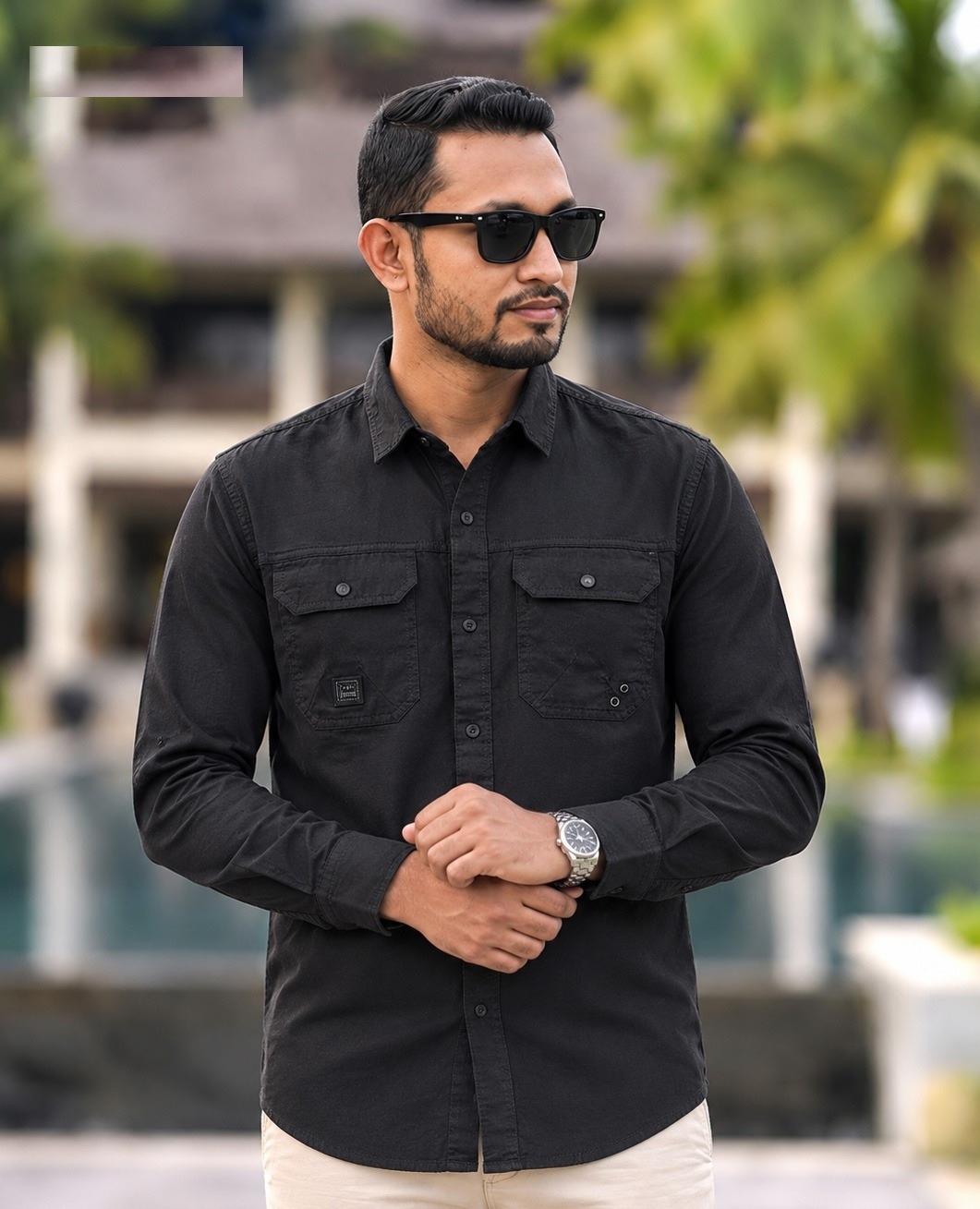 Premium Kaiser Cotton Double Pocket Shirt - Image 1