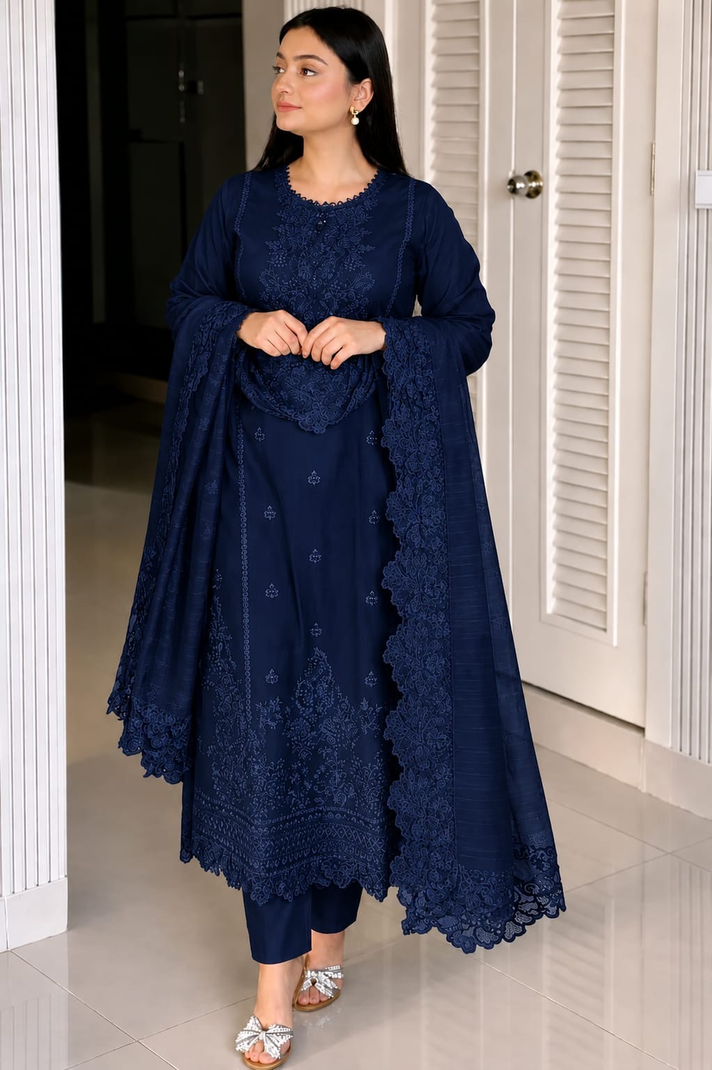 Embroidery Three Piece - Image 5