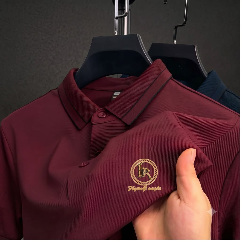Premium Polo Shirt with China Sticker_img_5