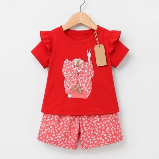 Kids Cotton TShirt and Pant Set_img_8