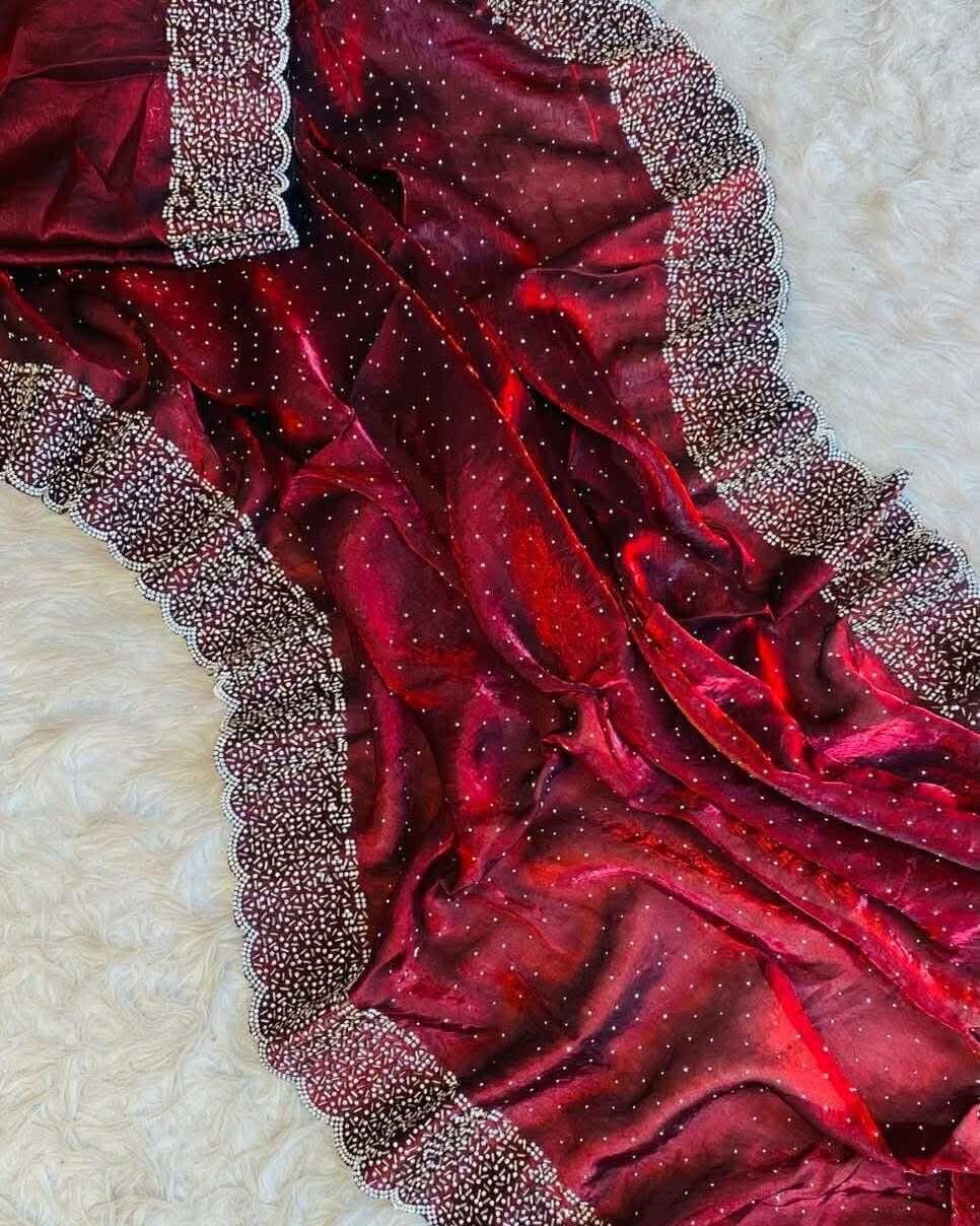 Georgette Sharee with Blouse Piece_img_2