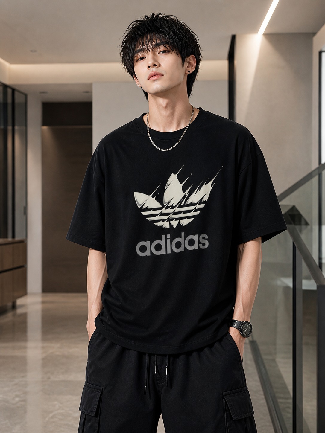 Stylish Drop Shoulder T-Shirt_img_1