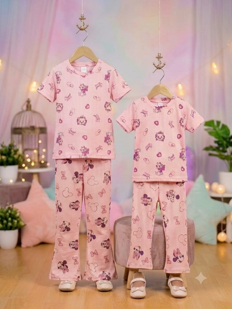 Half Sleeve T-shirt and Pant Set_img_3