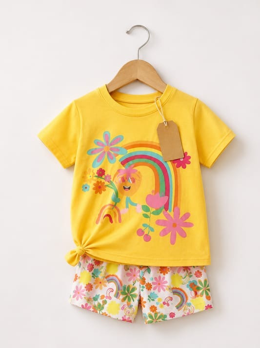 Kids Cotton TShirt and Pant Set_img_9