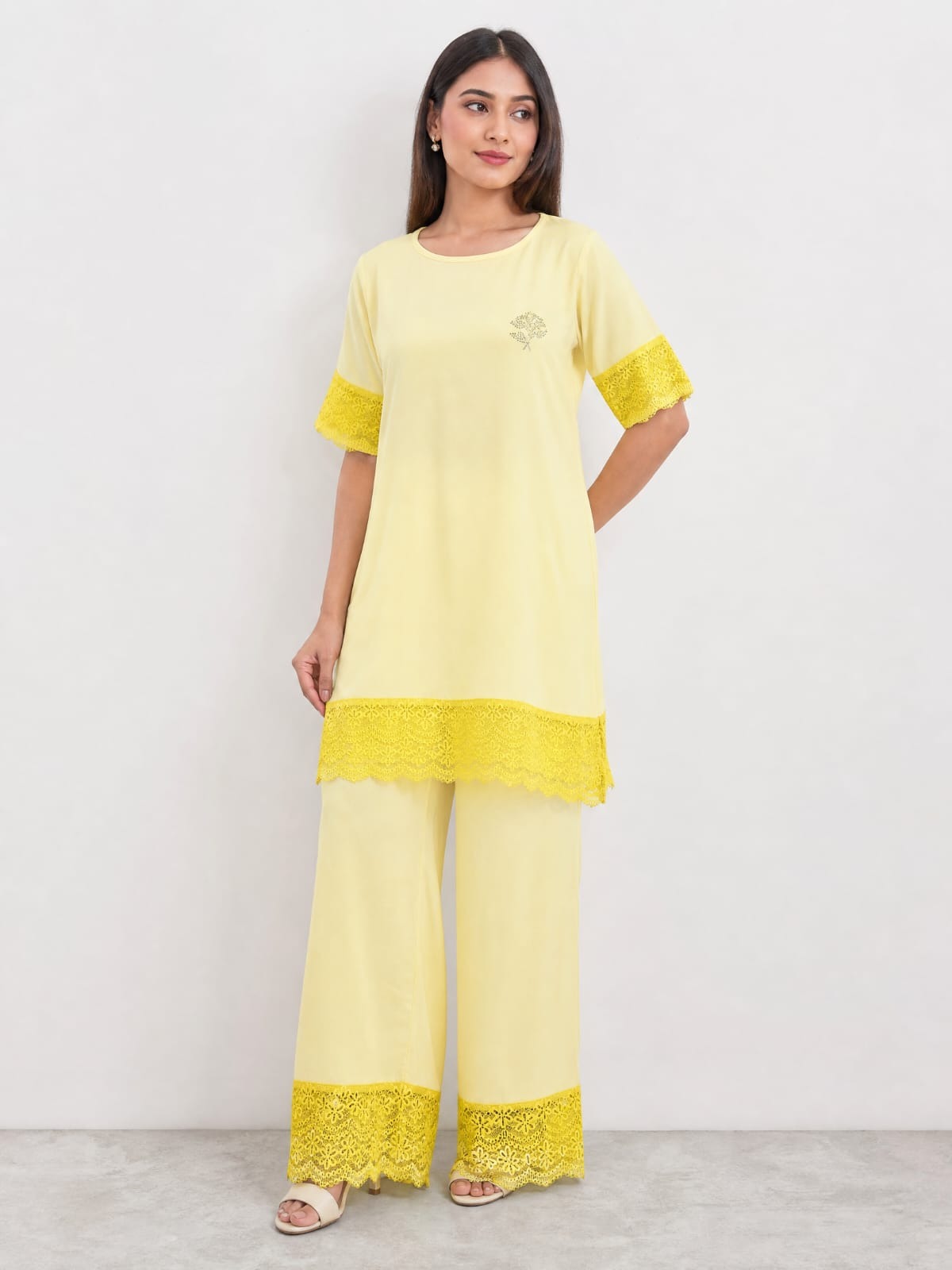 Ladies Long Tshirt and Pant Set_img_3
