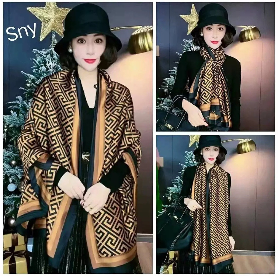 premium Luxury Satin Silk Scarf_img_17