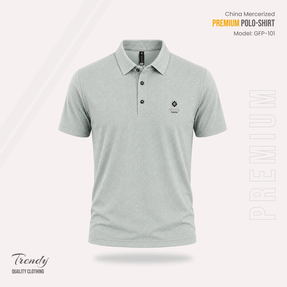 Export Quality China Mercerized Polo Shirt_img_5