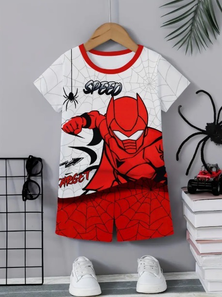 Kids Tshirt and Denim Short Pant Set