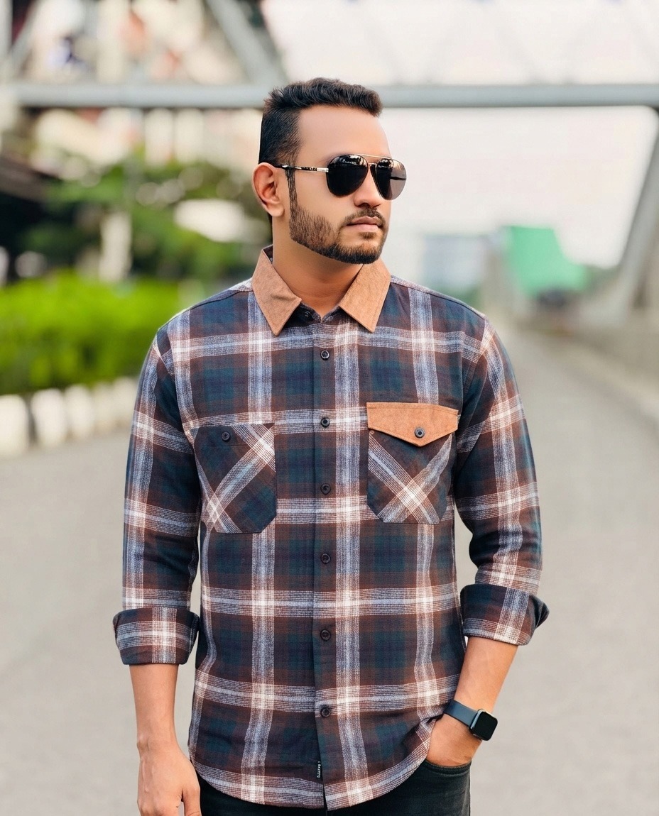 Premium Cotton Double Pocket Shirt - Image 3