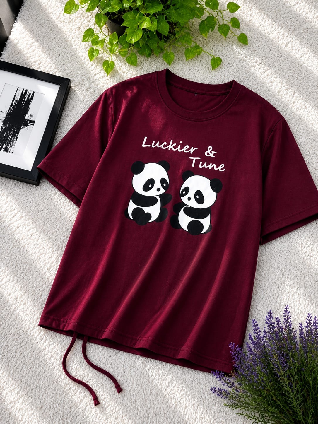 Stylish Ladies Drop Shoulder Tshirt_img_1
