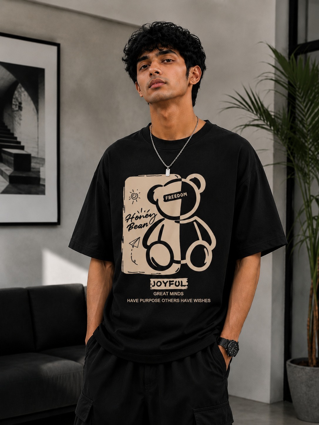 Premium Cotton Drop Shoulder Tshirt_img_5