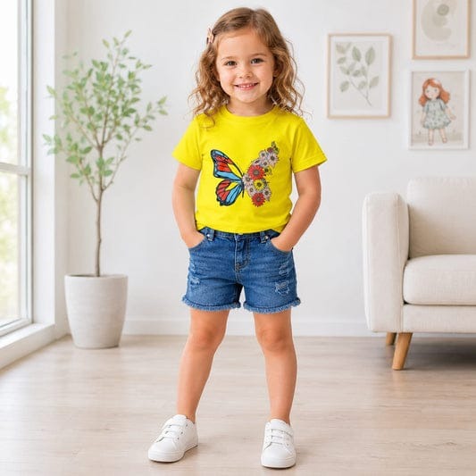 Kids Tshirt and Denim Short Pant Set_img_3