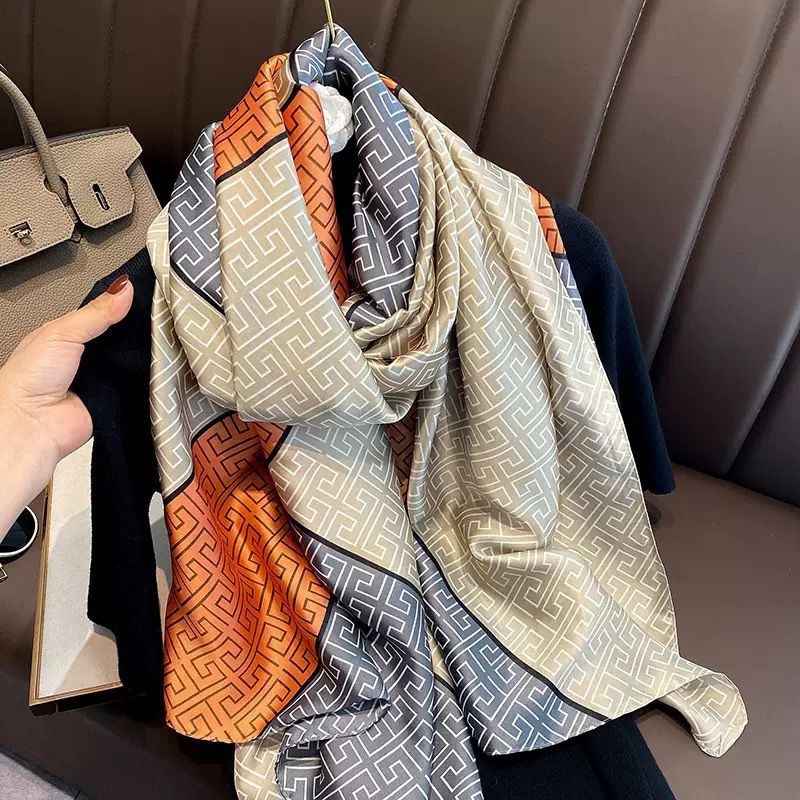 premium Luxury Satin Silk Scarf_img_13