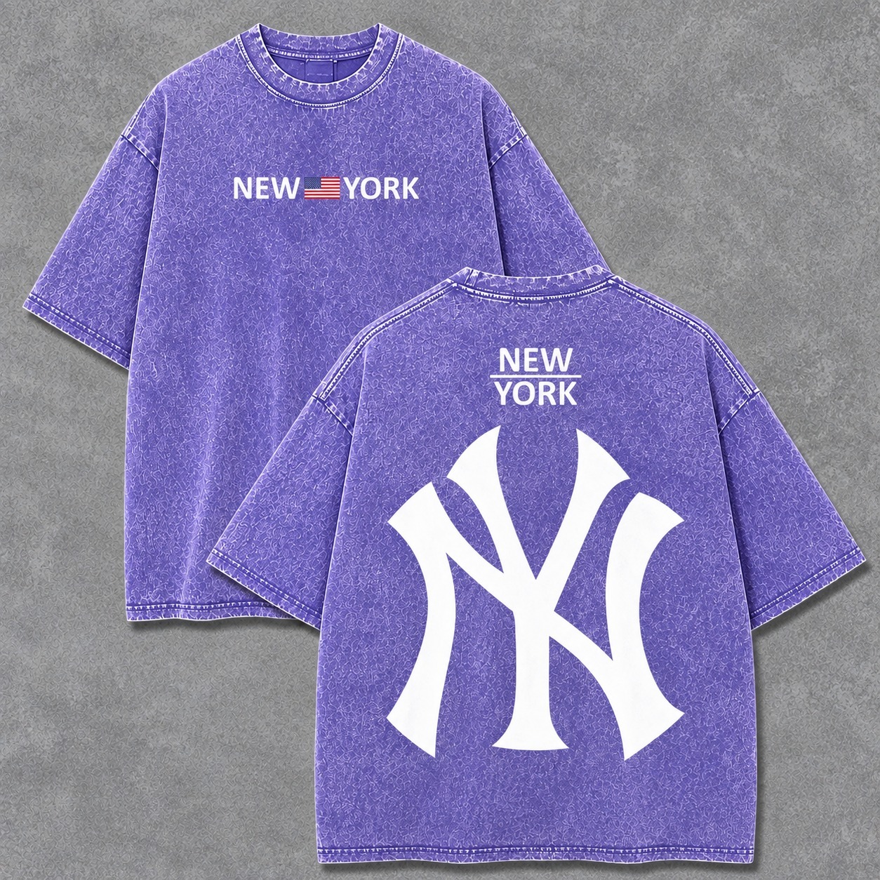 Premium Acid Wash Drop Shoulder TShirt_img_4