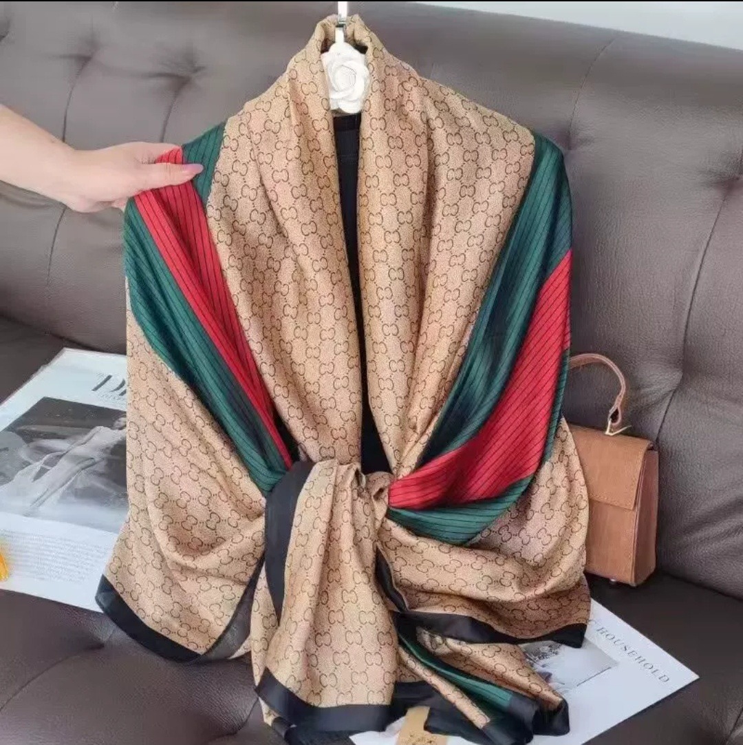 premium Luxury Satin Silk Scarf_img_1