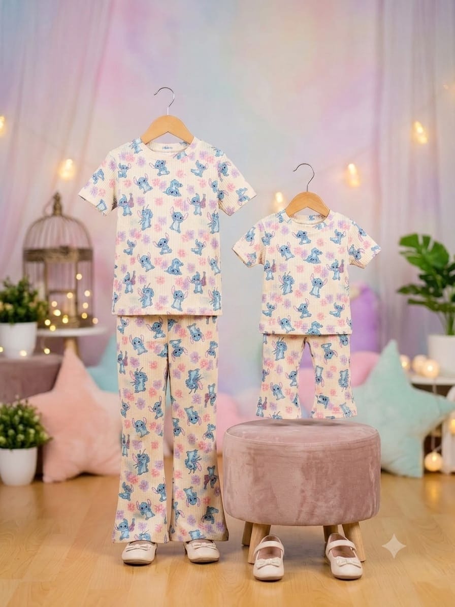 Half Sleeve T-shirt and Pant Set_img_1