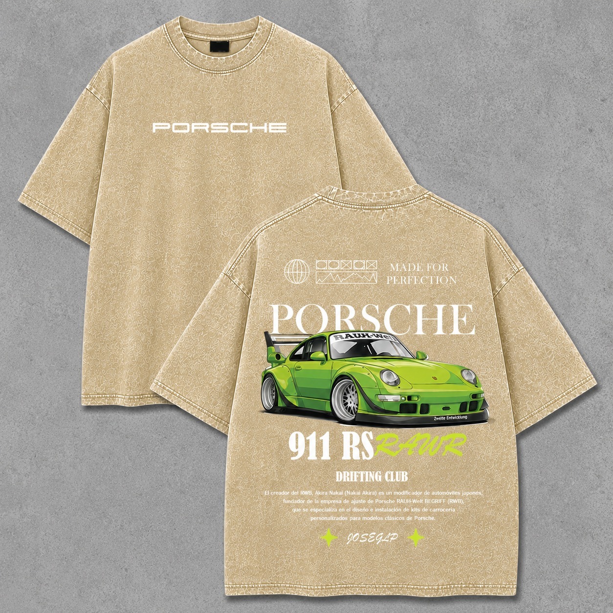 Premium Acid Wash Drop Shoulder TShirt_img_2