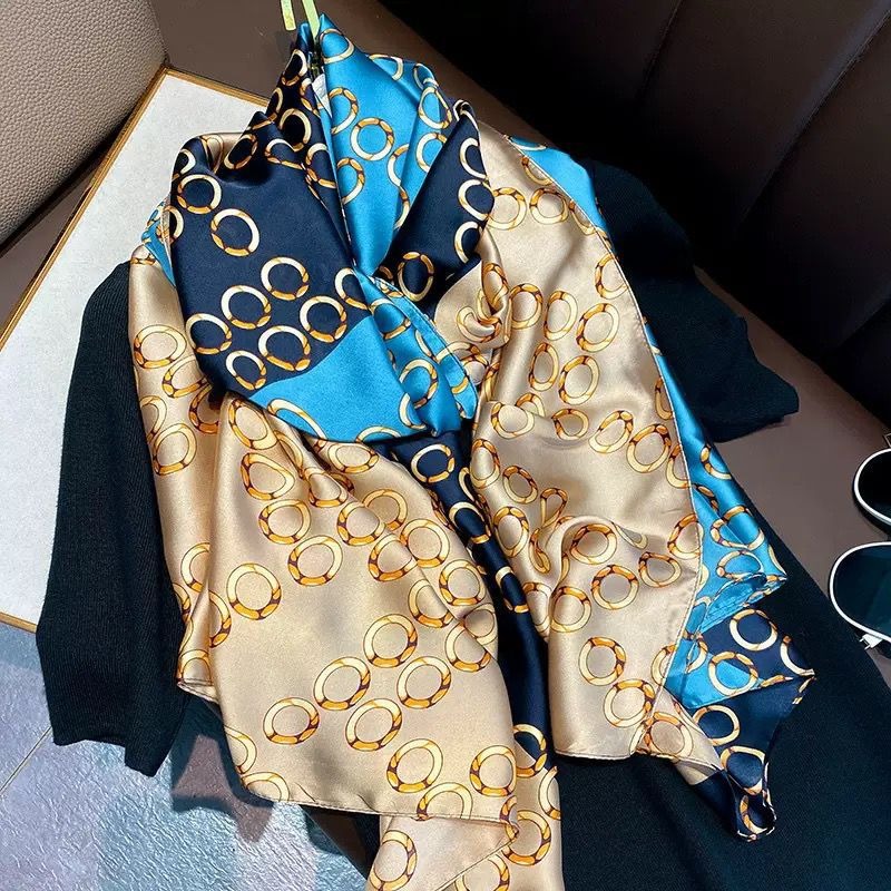 premium Luxury Satin Silk Scarf_img_2