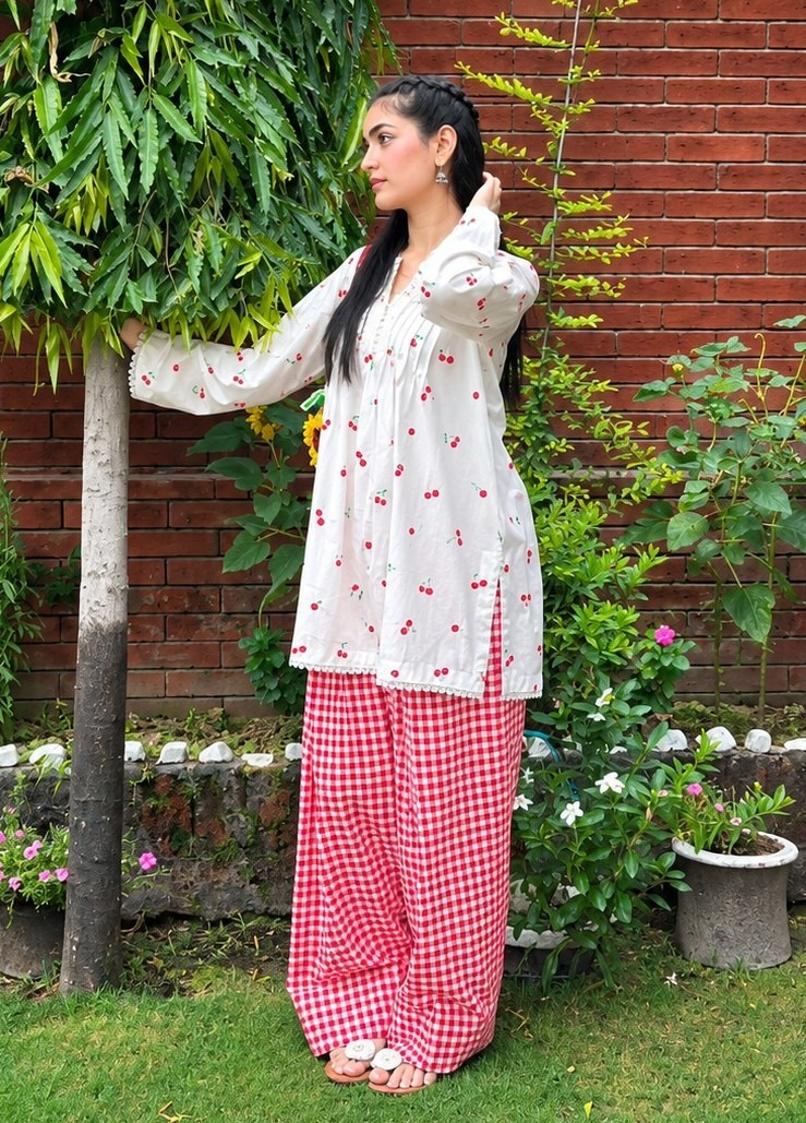 Printed Cotton Two Piece - Image 3