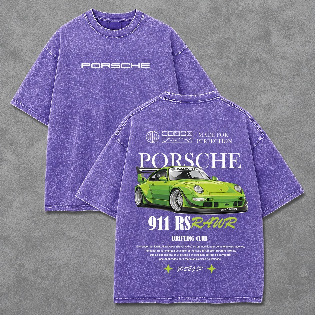 Premium Acid Wash Drop Shoulder TShirt_img_4