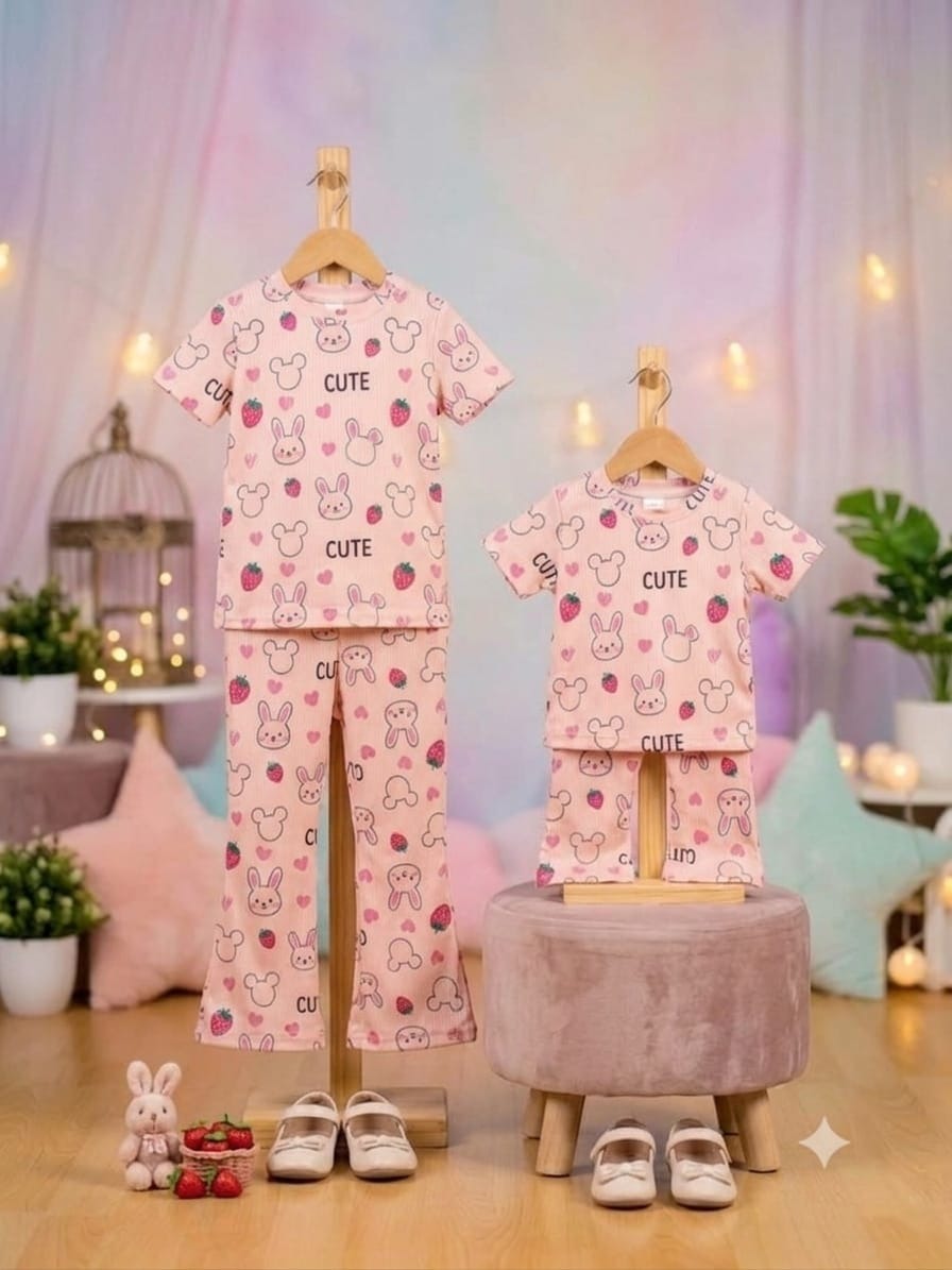 Half Sleeve T-shirt and Pant Set