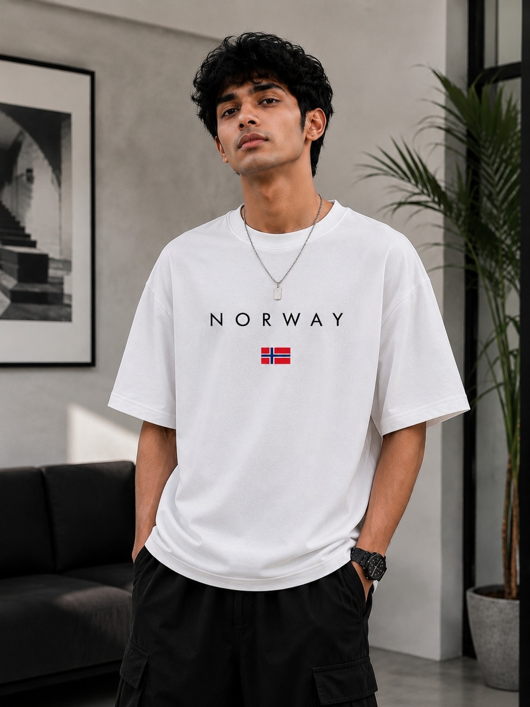 Premium Cotton Drop Shoulder Tshirt_img_1