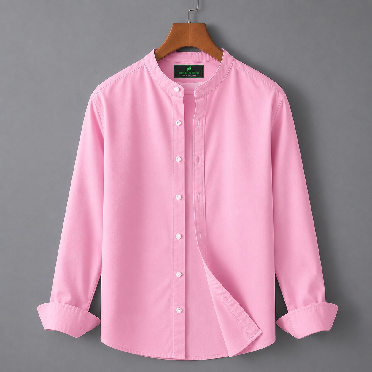 Premium Oxford Cotton Solid Shirt - Image 2
