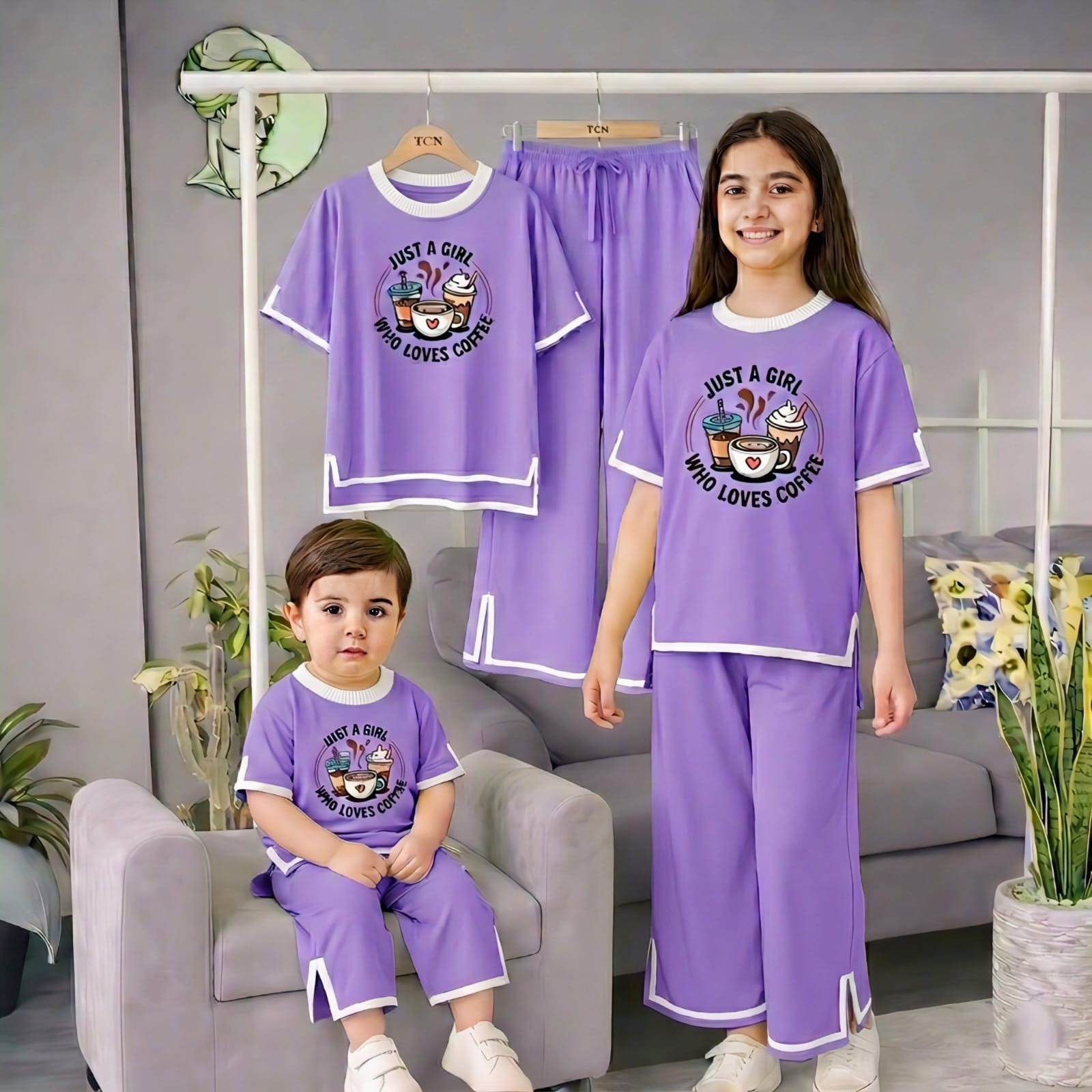 Half Sleeve T-shirt and Pant Set_img_1
